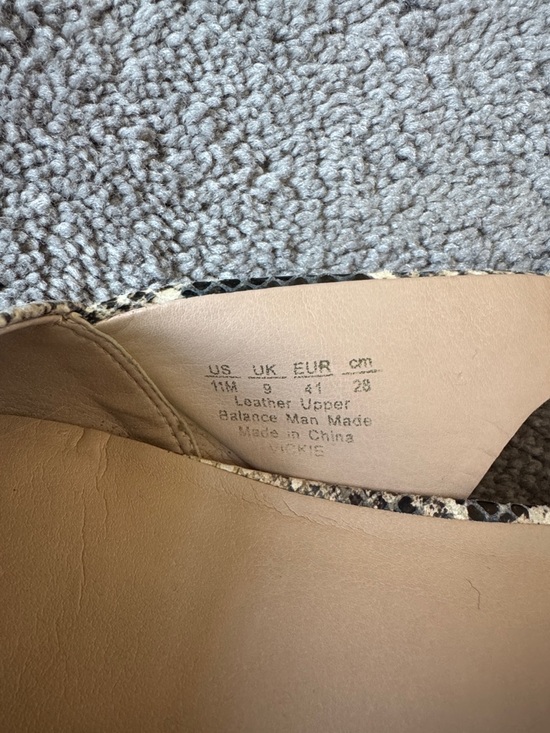 Franco Sarto Vickie Snakeskin Print Slingback Heels Pointed Toe  SIZE 11 - Picture 2 of 8